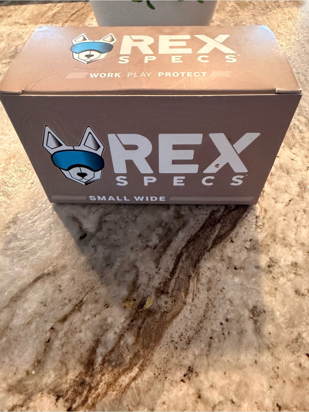 Rex Specs Dog Goggles Small Wide Apollo Blue w/ Clear & Smoke Lenses - Picture 5 of 8